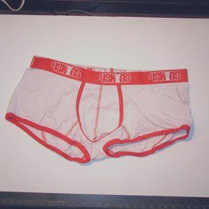 4SKINS TRUNKS - WHITE (Size:XL)